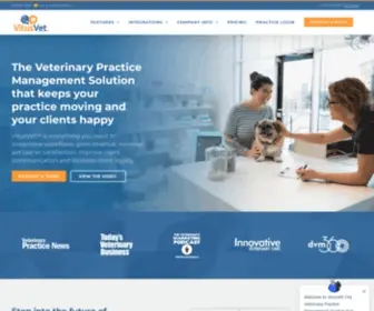 Vitusvet.com(Veterinary Practice Management Software) Screenshot