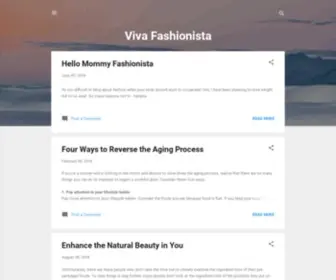 Viva-Fashions.com(Viva Fashionista) Screenshot