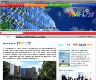 Viva-Light.de(Viva-Lite® Fullspectrum Daylight Bulbs, Tubes and Energy Saving Lamps) Screenshot