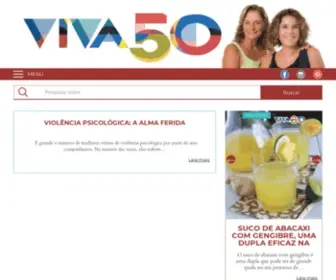 Viva50.com.br(Viva 50 por Maria Celia e Virginia Pinheiro) Screenshot