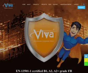 Vivaacp.com(Aluminium Composite Panel) Screenshot