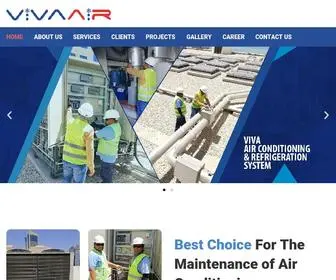 Vivaair.qa(Air Conditioning & Refrigeration Systems) Screenshot