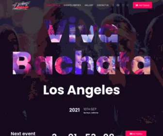 Vivabachata.com(Viva Bachata LA) Screenshot