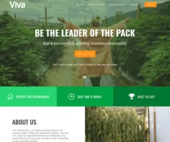 Vivacannabis.com(One-stop shop for all of your wholesale cannabis needs) Screenshot