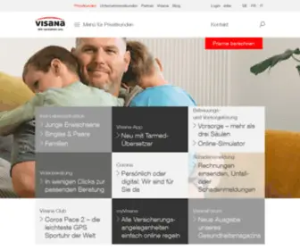 Vivacare.ch(Visana Krankenkasse) Screenshot