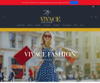 Vivacefashions.co.uk(Vivace fashion) Screenshot