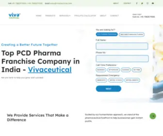 Vivaceutical.in(Best Pharma Franchise Company India) Screenshot