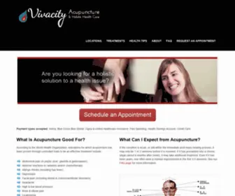 Vivacityacupuncture.com(Vivacity Acupuncture) Screenshot