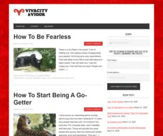Vivacityandvigor.com(Vivacity & Vigor) Screenshot