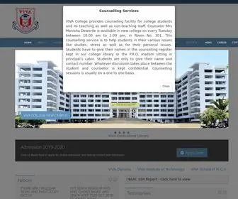 Vivacollege.org(VIVA College) Screenshot