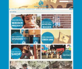 Vivaconagua.ch(Spenden für sauberes Trinkwasser denn "Water) Screenshot