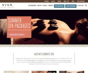 Vivadayspa.com(Viva Day Spa) Screenshot