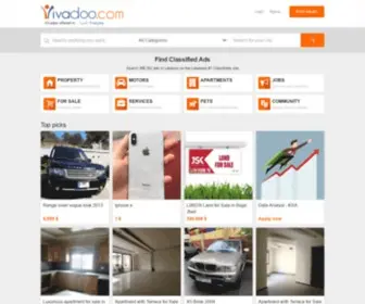 Vivadoo.com(Buy, Sell items with best Lebanon Local Classifieds) Screenshot