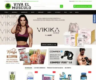 Vivaelmusculo.com(Bienvenid@ a Viva el Musculo) Screenshot