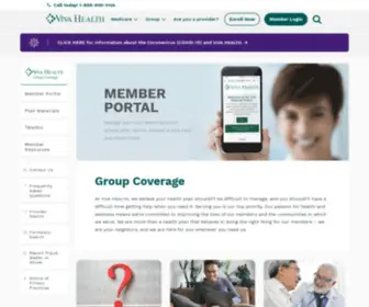 Vivaemployer.com(VIVA Health) Screenshot