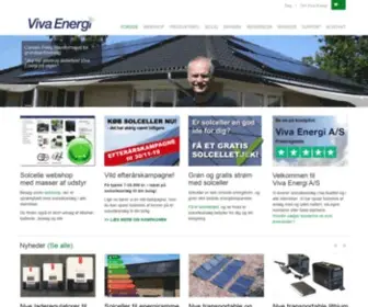 Vivaenergi.dk(Billige solcelleanlæg) Screenshot