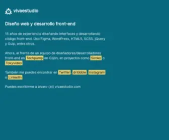 Vivaestudio.com(Diseño web y desarrollo front) Screenshot