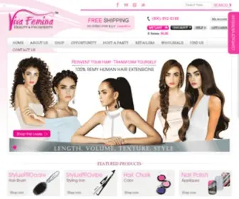 Vivafemina.com(Viva Femina Hair Extensions) Screenshot