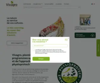 Vivagro.fr(Accueil) Screenshot
