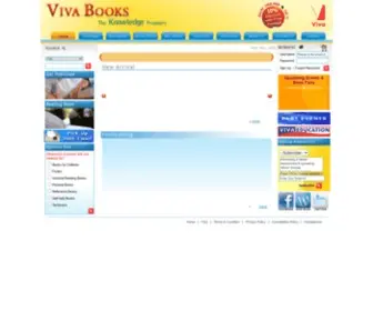 Vivagroupindia.com(Viva Books) Screenshot