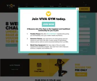 Vivagymsa.co.za(Viva Gym South Africa) Screenshot