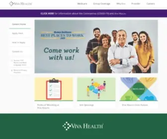 Vivahealthcareers.com(VIVA Health) Screenshot