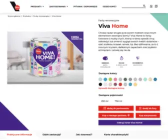 Vivahome.pl(Nowe kolory w Twoim domu) Screenshot