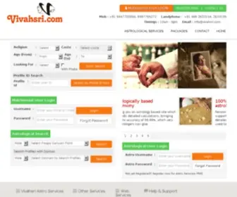 Vivahsri.com(Astro matrimonials) Screenshot