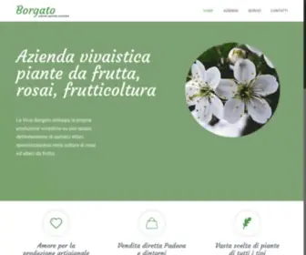 Vivaiborgato.it(Azienda vivaistica piante da frutta) Screenshot