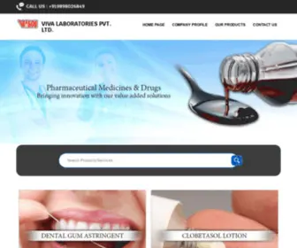 Vivalab.net(VIVA LABORATORIES PVT. LTD) Screenshot