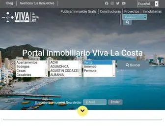 Vivalacosta.net(VivaLaCosta compra venta arriendo en la Costa Atlantica Colombiana) Screenshot