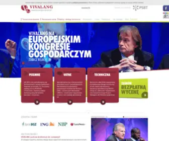 Vivalang.pl(Biuro tłumaczeń) Screenshot