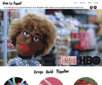 Vivalapuppet.com(Viva La Puppet) Screenshot