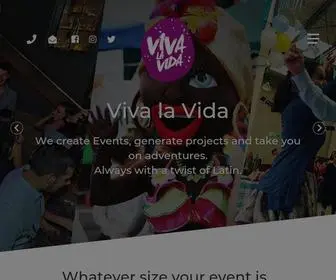 Vivalavida.co.nz(Christchurch event management company with a Lain flair) Screenshot