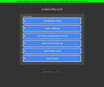 Vivalavolley.com(Vivalavolley) Screenshot