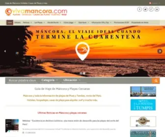 Vivamancora.com(Máncora) Screenshot