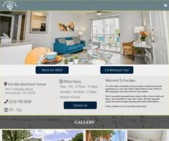 Vivamaxsa.com(Apartments in San Antonio) Screenshot