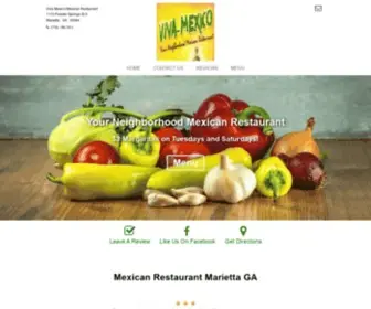 Vivamexicorestaurantmarietta.com(Mexican Restaurant Marietta GA) Screenshot