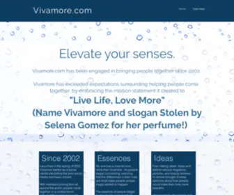 Vivamore.com(Home) Screenshot