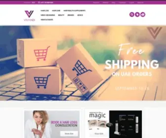 Vivandi.ae(Buy Hair Care Products and Cosmetics Online in Dubai) Screenshot