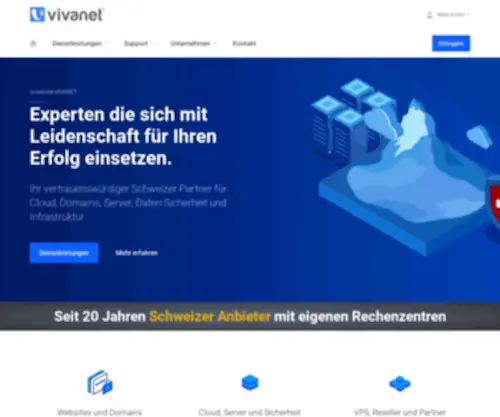 Vivanet.ch(VIVANET GmbH) Screenshot