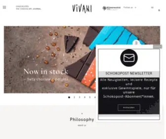 Vivani-Chocolate.de(Vivani Premium) Screenshot