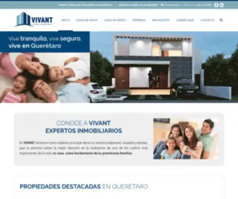 Vivantbienesraices.com(Casas en Venta en Querétaro) Screenshot