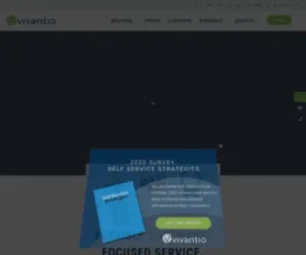 Vivantio.com(Service Management Software to Centralize Support Teams) Screenshot