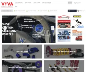 Vivaperformance.com(Volvo & Saab Performance Parts & Accessories) Screenshot