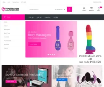 Vivapleasure.com(Intimate and Passion Products) Screenshot