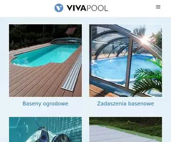 Vivapool.pl(Baseny ogrodowe) Screenshot