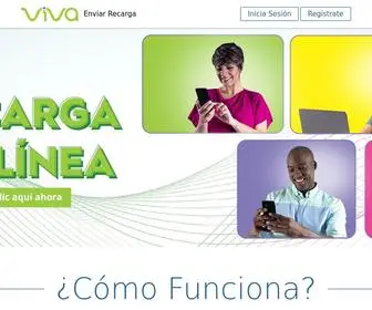 Vivarecarga.com(Recarga Viva República Dominicana) Screenshot