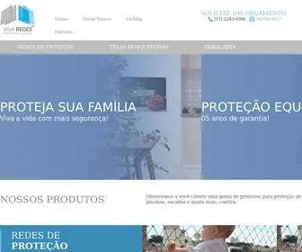 Vivaredes.com.br(Viva Redes: Redes de Proteção e Vidraçaria protegendo o seu lar) Screenshot