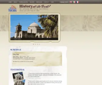 Vivasanantoniotours.com(Viva San Antonio Tours) Screenshot